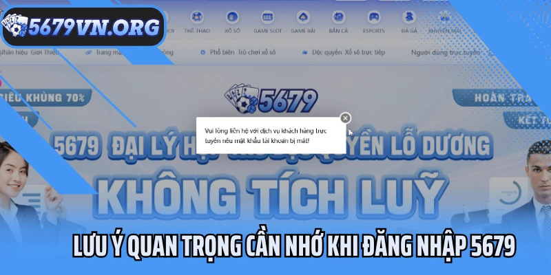 Lưu ý quan trọng cần nhớ khi đăng nhập 5679