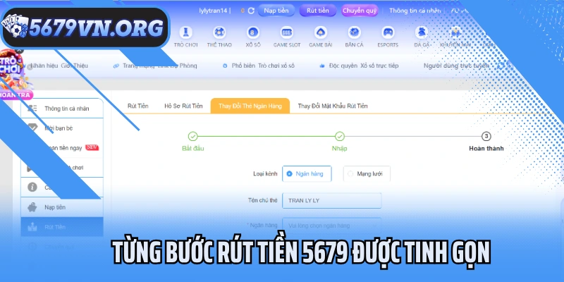 Từng bước rút tiền 5679 được tinh gọn